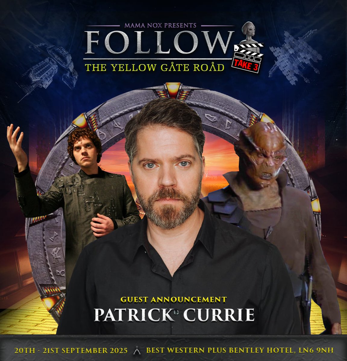 Mama Nox Presents (@yellow_gate_rd) on Twitter photo Get your cosplays polished up... They will be inspecting it...
#Stargate  #TonyAmendola  <a href="/tmamendola/">tony amendola</a>  #AndeeFrizzell  <a href="/AndeeFrizzell/">Andee Frizzell</a>  #PatrickCurrie <a href="/patrickcurrie/">Patrick Currie</a>  #MamaNox 
Lincoln UK 20th/21st September 2025
For tickets:-
buytickets.at/mamanoxpresent… Get your cosplays polished up... They will be inspecting it...
#Stargate  #TonyAmendola  <a href="/tmamendola/">tony amendola</a>  #AndeeFrizzell  <a href="/AndeeFrizzell/">Andee Frizzell</a>  #PatrickCurrie <a href="/patrickcurrie/">Patrick Currie</a>  #MamaNox 
Lincoln UK 20th/21st September 2025
For tickets:-
buytickets.at/mamanoxpresent…