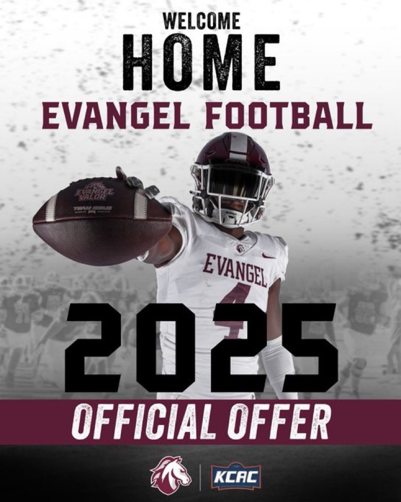 Very blessed to receive an offer from evangel university! <a href="/coachdannysweet/">Danny Sweet</a> <a href="/CoachHepola/">Chuck Hepola</a> <a href="/Evangel_FB/">Evangel Football</a>
