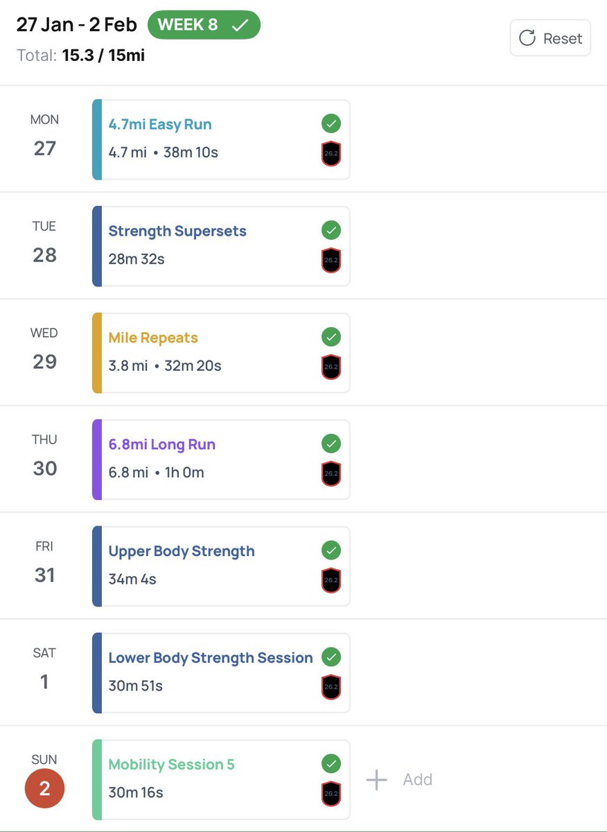 End of week 8 🏃‍♀️ 12 weeks to go until the <a href="/LondonMarathon/">TCS London Marathon</a>. Please donate to an amazing cause <a href="/CR_UK/">Cancer Research UK</a> 💜

fundraise.cancerresearchuk.org/page/ellieprot…