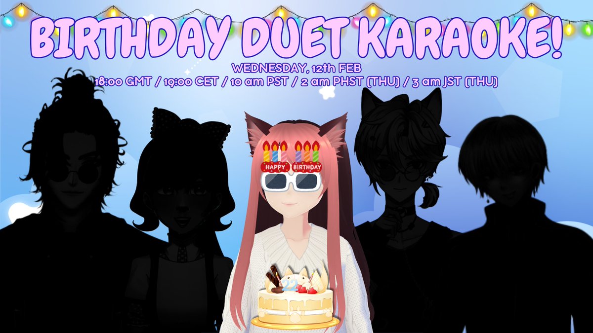 🎂 BIRTHDAY DUET KARAOKE STREAM IS SOON!! 🎉
📅 12th February 6 pm GMT
👤 Who are the participants, hmm?..
☆ LINKS ☆
Twitch: twitch.tv/kita_str
Bluesky: bsky.app/profile/kita-s…
YouTube: youtube.com/@kita_str
TikTok: tiktok.com/@kita_str