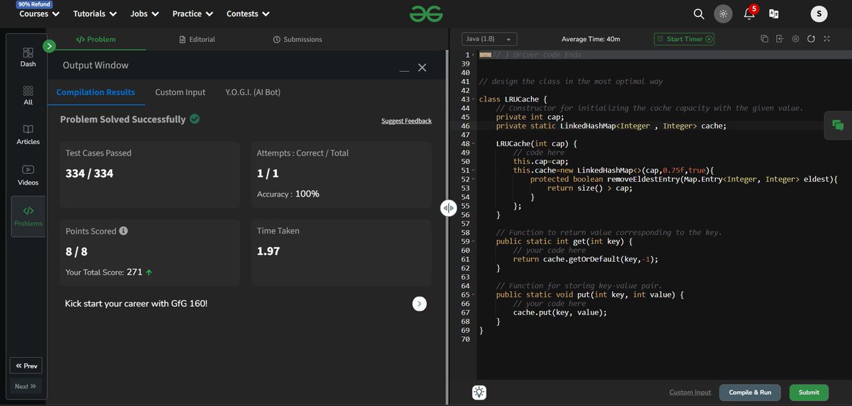 SubhasishM33171's tweet photo. Hello, connection!

I just finished my #day74 of #gfg160

#geekstreak2024 #gfg160 #DSA #codingchallenge

#geeksforgeeks #160dayscoding https://t.co/cXHJoUX6X7