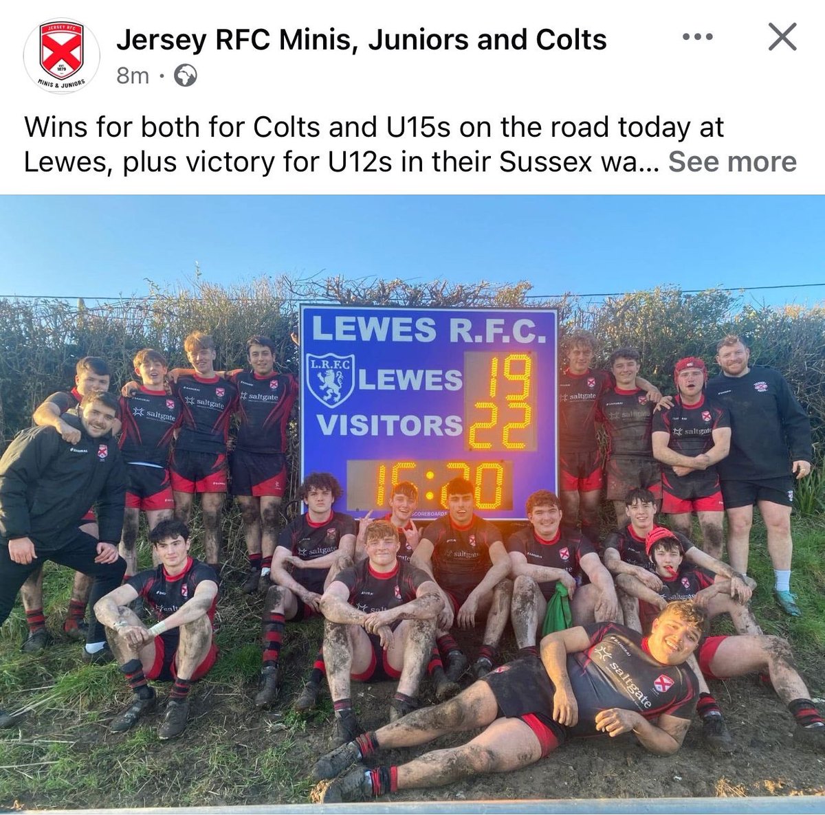 JerseyRFC's tweet image. Pleased to see this result for our muddy @JerseyRFCMJ Colts today… 👏🏉👊🇯🇪