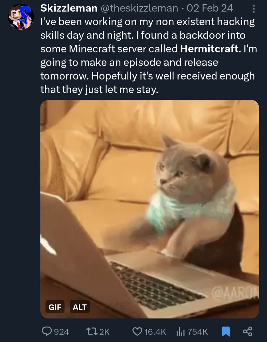 TheBlossem's tweet image. Happy ONE YEAR anniversary to Joel Smallishbeans and Skizzleman announcing they will be a part of Hermitcraft Season 10