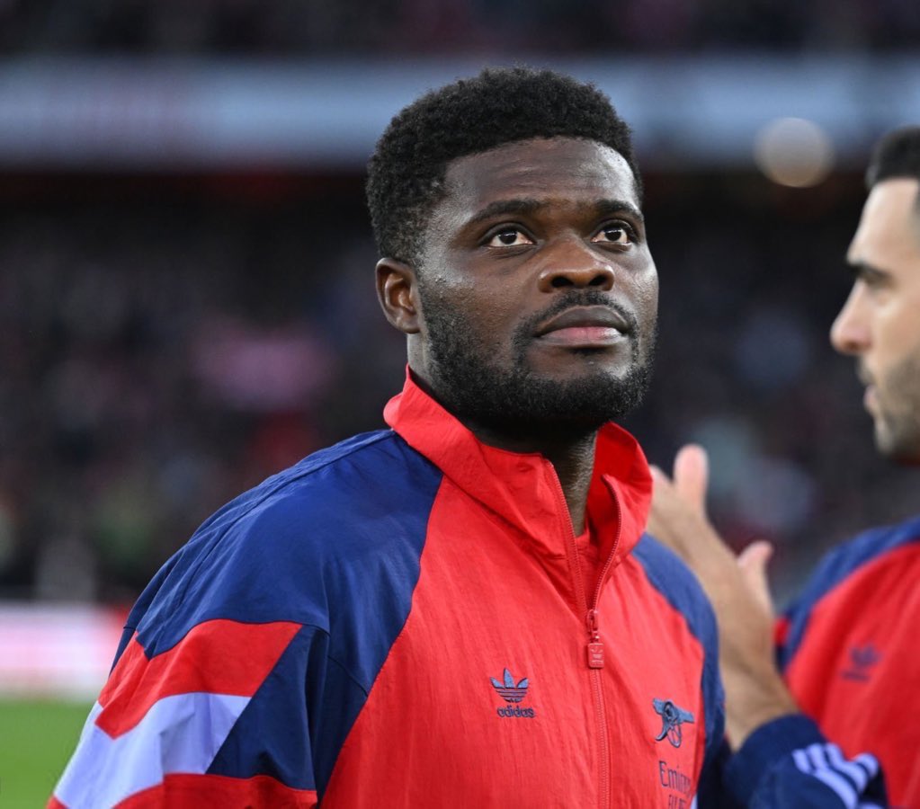 afcstuff's tweet photo. Arsenal midfielder Thomas Partey will make his 150th appearance for the club this afternoon. 🐙

1️⃣ vs. Manchester City (October 2020)
5️⃣0️⃣ vs. Manchester City (January 2022)
1️⃣0️⃣0️⃣ vs. Manchester City (August 2023)
1️⃣5️⃣0️⃣ vs. Manchester City (today)

📊 @HarveyDownes92 https://t.co/If21ivUeoA