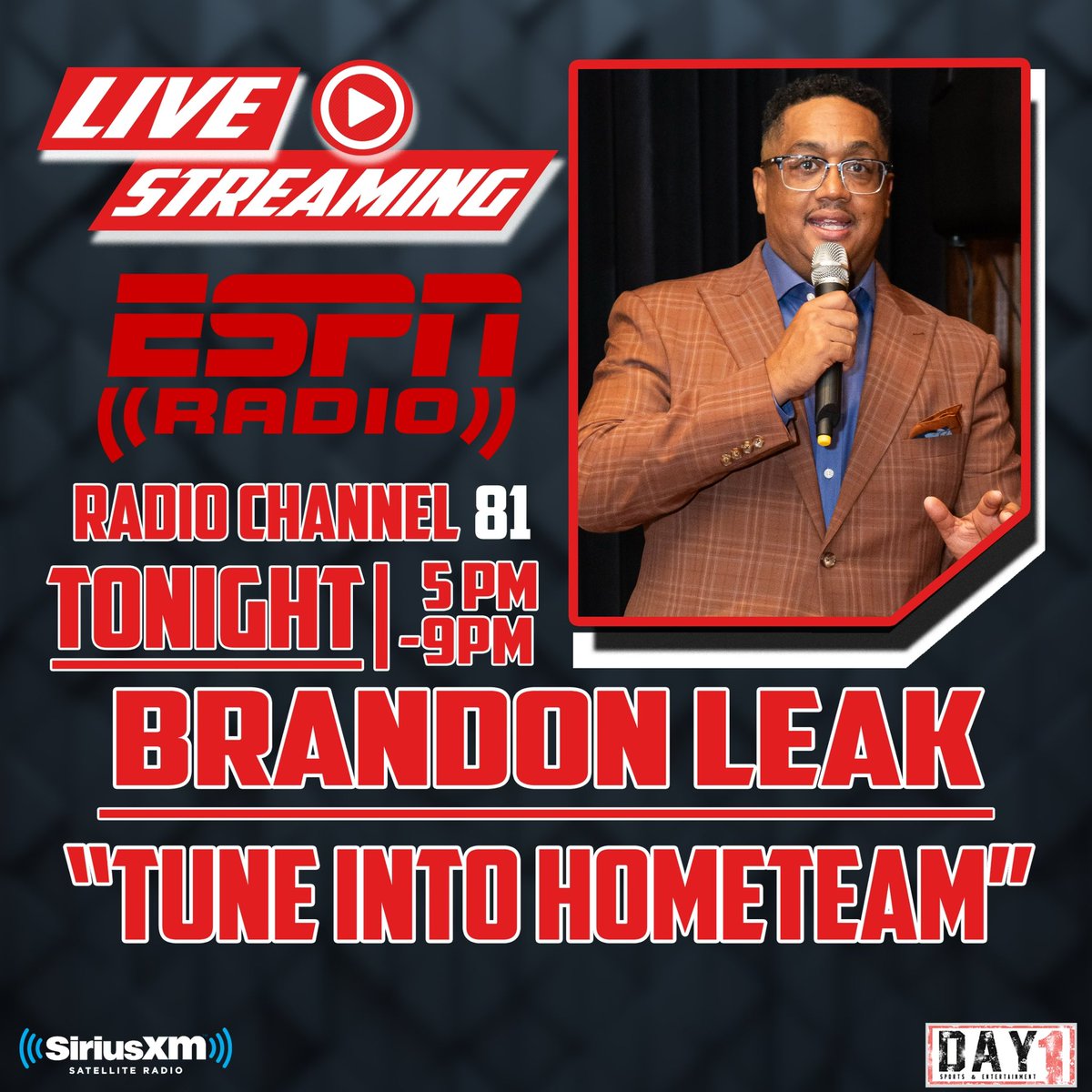 Check out <a href="/HometeamBleak/">HometeamBrandonLeak</a> on <a href="/ESPNRadio/">ESPN Radio</a> tonight‼️