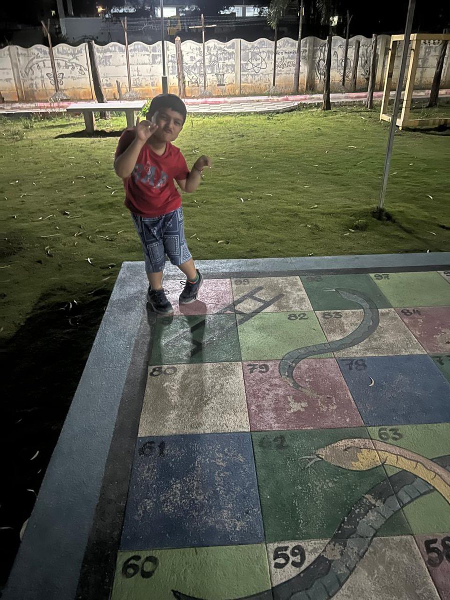 A placid Sunday evening in Science Park in Narayanpet town. What a delight for the local kids. Credit to <a href="/harichandanaias/">Hari Chandana</a> maam for this gem.