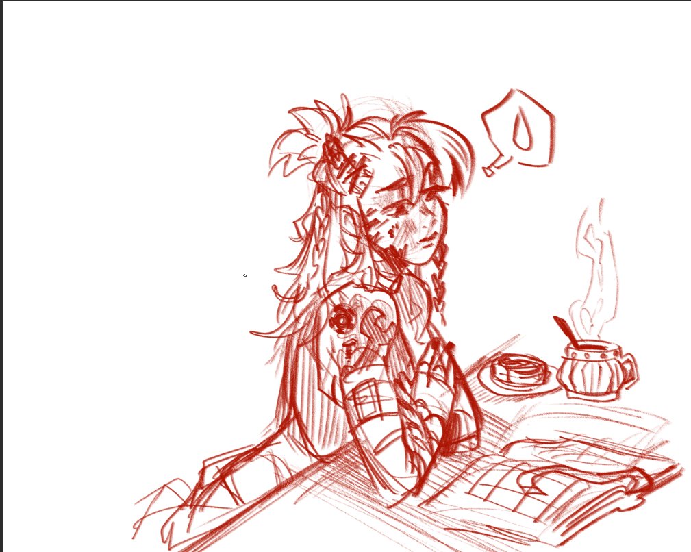 Petit character sheet pour le JDR ARCANE qu'on va bientôt faire en stream !

#characterdesign #arcane #oc #art