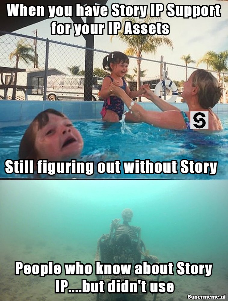 Sonic_Boom96's tweet image. 🚨 The IP Survival Guide 🚨

♥️With Story Protocol?  - Your IP thrives, protected &amp;amp; programmable.
😟Without Story?  - Struggling to stay afloat.
💀Knew about Story but didn’t use it?  - RIP.

Don’t be that guy at the bottom of the ocean. 
Secure your creations. 🚀

#Web3IP…