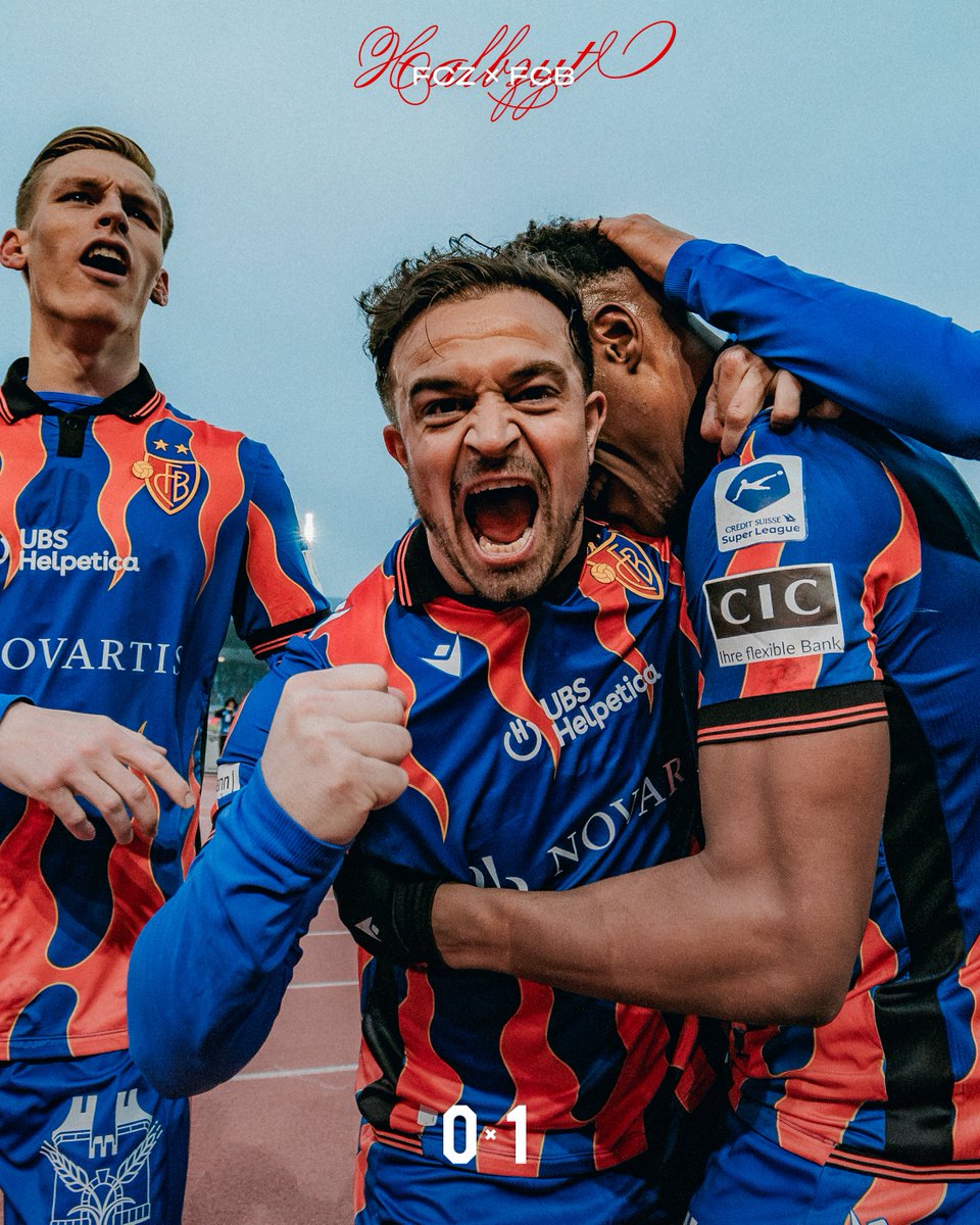 Zur Halbzyt mit 1️⃣:0️⃣ vorne. Hopp FCB ❤️💙

#FCBasel1893 #AlliZämme #BrennefürdrFCB #rotblaulive