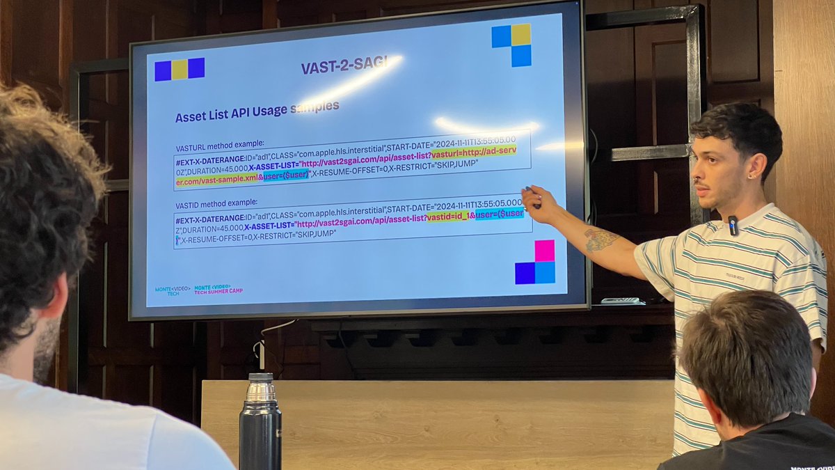 RuudNL's tweet image. Just wrapped up an inspiring week at MonteVIDEO Tech Summer Camp 2025! 🌞🇺🇾📺

The camp brought together top video tech experts from around the world, we explored players, ads, CDNs, personalization, AI, and streaming... The mix of tech talks, hands-on projects, and cultural…