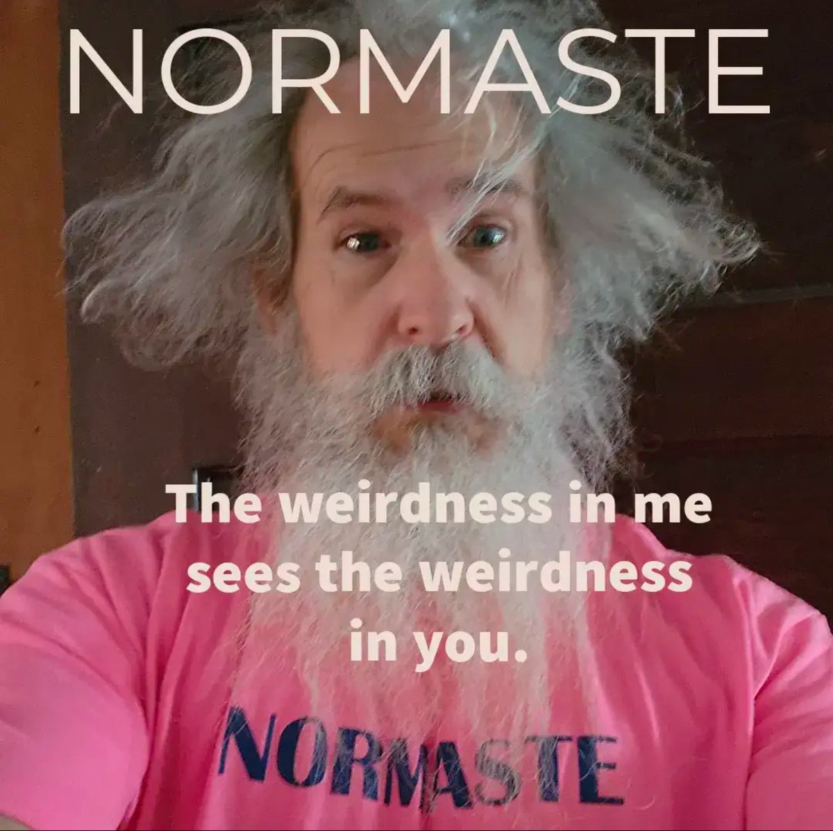 bryanholt's tweet photo. “It’s weird not to be weird.” — John Lennon https://t.co/PlwTp9OLJN