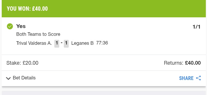 Both2ScoreTips's tweet image. (1-1) in 71mins ✅
2U winner @ 1/1 💰