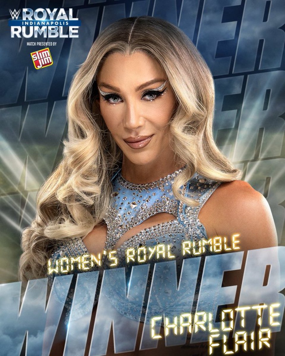 2-time #RoyalRumble winner <a href="/FitForMyThrone/">A woman of the people. 𖥟 NOT @MsCharlotteWWE.</a> <a href="/PowerofElegance/">Charlotte ≠ @MsCharlotteWWE (parody)</a> <a href="/UpOnThePedestal/">Simply undeniable. ♕ NOT @MsCharlotteWWE.</a> @ForIAmMother is going to #WrestleMania !