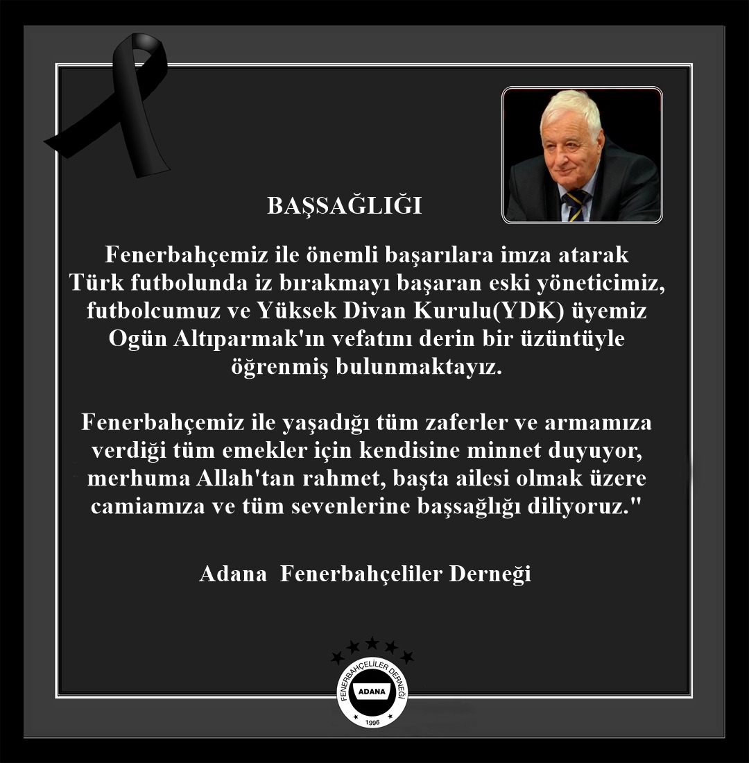 Adana Fenerbahçeliler Derneği (@adanafbdernegi) on Twitter photo 