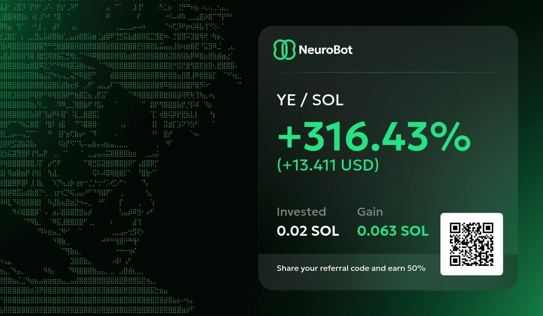 hasol_abret's tweet image. yang belum pake NeuroBot, buruan Register...
Free nya bisa trade dengan Low Fee..
Membership nya bisa dapet sniper tools plus Signal early...
⚡ Maximize your trading edge with Neuro Bot AI! ⚡
Start sniping and earning today! 🚀
Register Here :
t.me/NeuroAITrading…
#neurobot