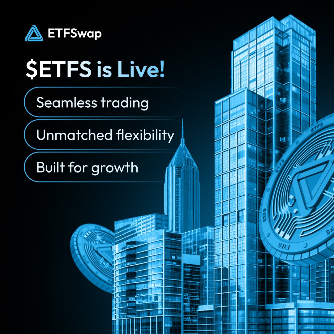 ETFSwap's tweet image. The opportunity to buy and trade $ETFS tokens has arrived! Don&apos;t miss your chance to get in early and position yourself in the future of investing.

🔹 Seamless trading
🔹 Unmatched flexibility
🔹 Built for growth

Start trading now! 🌟
🔗 app.uniswap.org/explore/tokens…