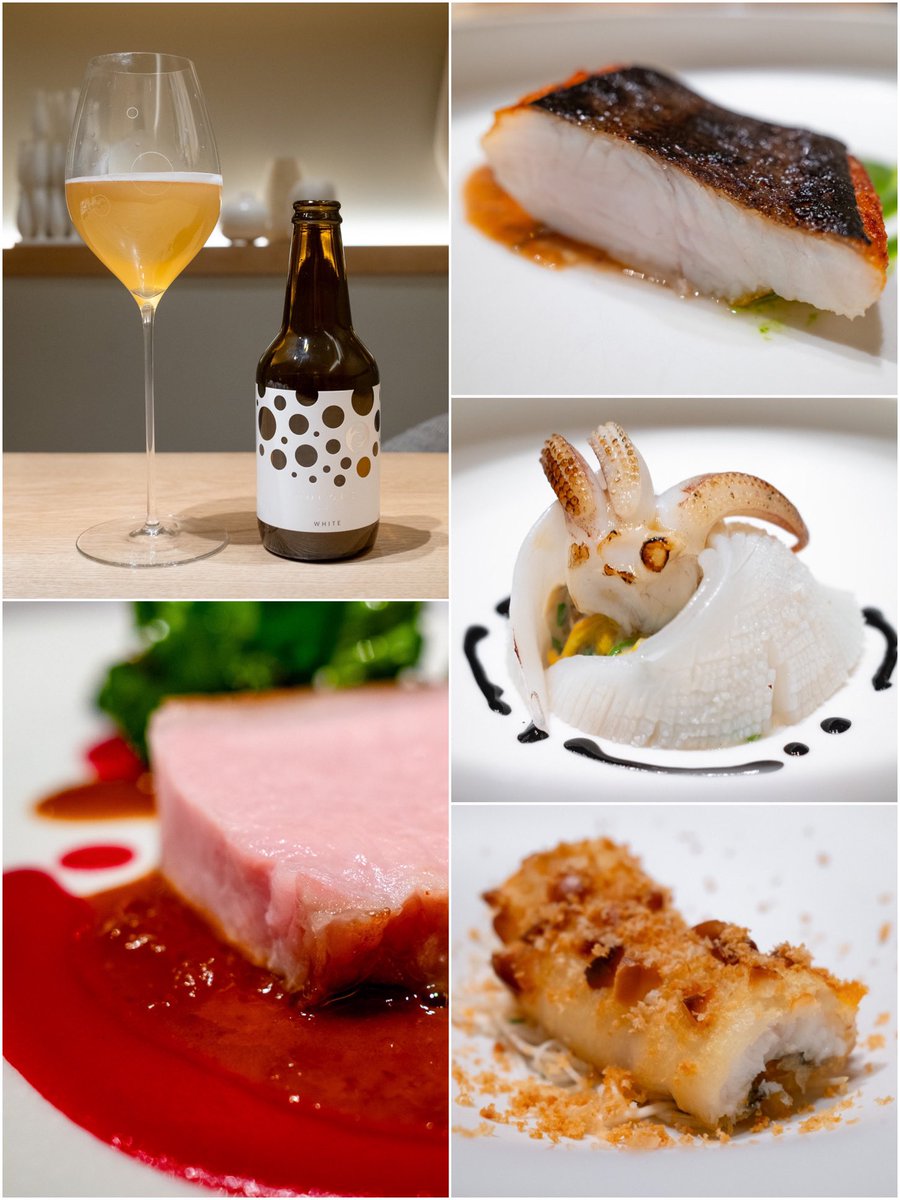 ミシュラン一つ星、南青山のフレンチ『NéMo 』。三つ星のカンテサンスなどの名店で腕を磨いた根本シェフが2021年にオープン。日本初の #ラグジュアリービール ROCOCO Tokyo WHITEで乾杯し、日本の四季や自然の恵みが感じられる食体験をしませんか？「ROCOCOで乾杯🥂」

#rococotokyo
#restaurantNéMo