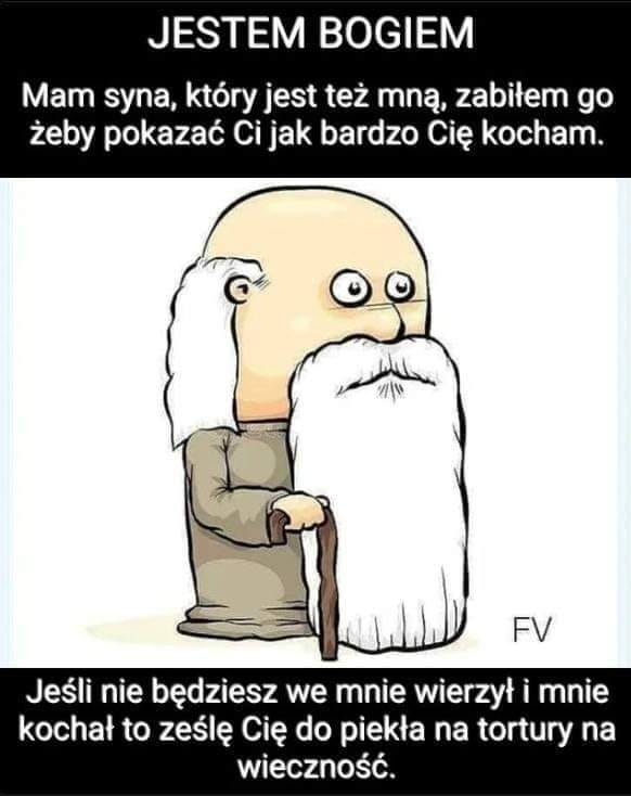 Desia___'s tweet photo. #BibliaNaDziś
A to wszystko zrobił z miłości gdy zapłodnił swoją matkę aby go urodziła, żeby się potem zabił, a potem ożył.