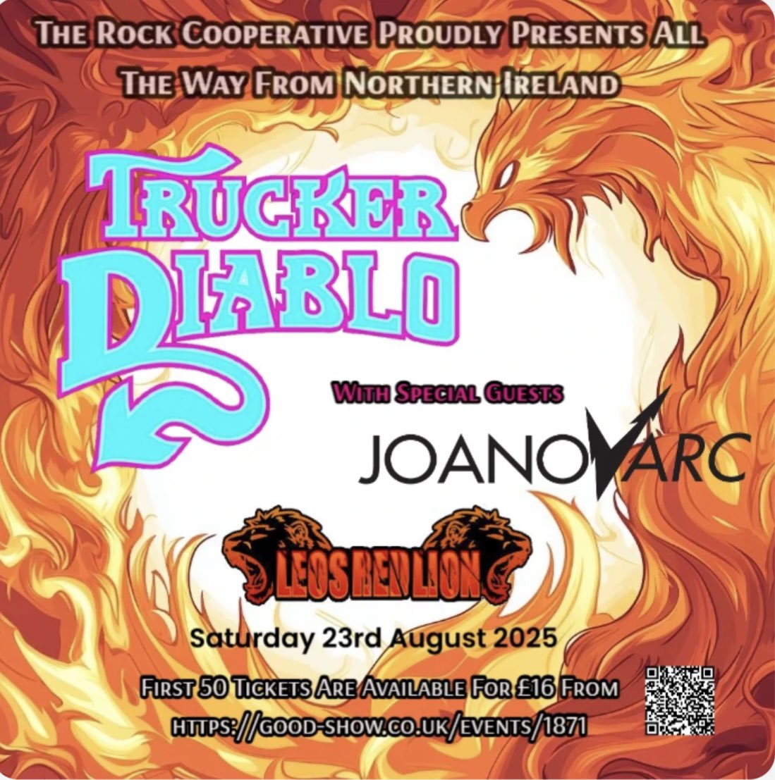 RockCowboyPhil's tweet photo. Can’t believe the @truckerdiablo boys are coming to #LeosRedLion in August 🤘🏻What a night this is gonna be 🤘🏻 https://t.co/wgOt1Q0p1l