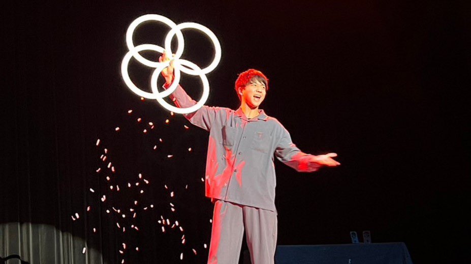 Magicweapon_'s tweet photo. 🧂🌟ソルぽん発表会🌟🧂

演者紹介✨9人目は
西日本学生合同ステージ実行委員会まじっく♢うえぽん よりご出場頂きます、
Getty さんです！

【演者より】
「学生最後に頑張ります！」

#ソルぽん発表会 https://t.co/LXej3QFvXm
