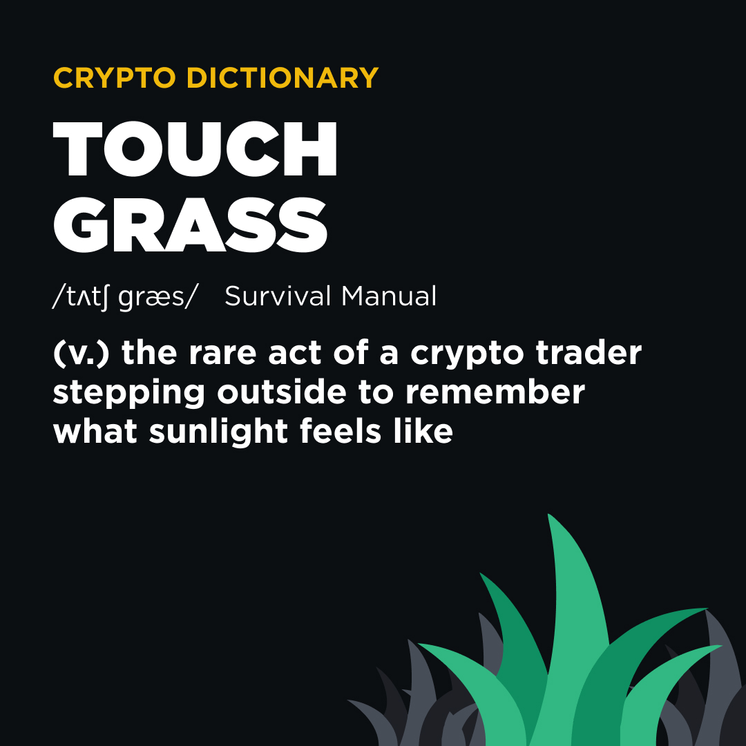 When crypto traders go AFK and rediscover the great outdoors!