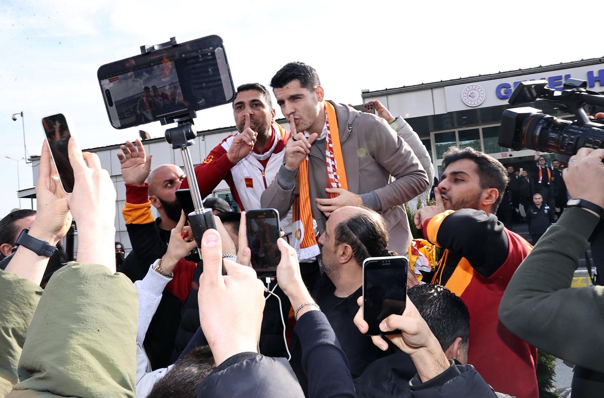 📸 Transfer görüşmelerine başladığımız Álvaro Morata, İstanbul'da!