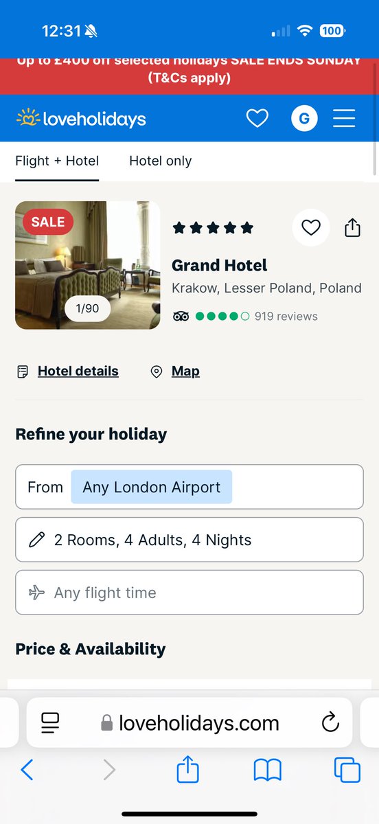 UP2Challenges's tweet image. Beware of @loveholidays #SCAM: We booked a holiday, paid a deposit, and five working days later, they demanded £784 more money to secure it —while the same option was still available cheaper on their website. How is this ATOL protected? #TravelScam #ConsumerRights @ATOLprotected