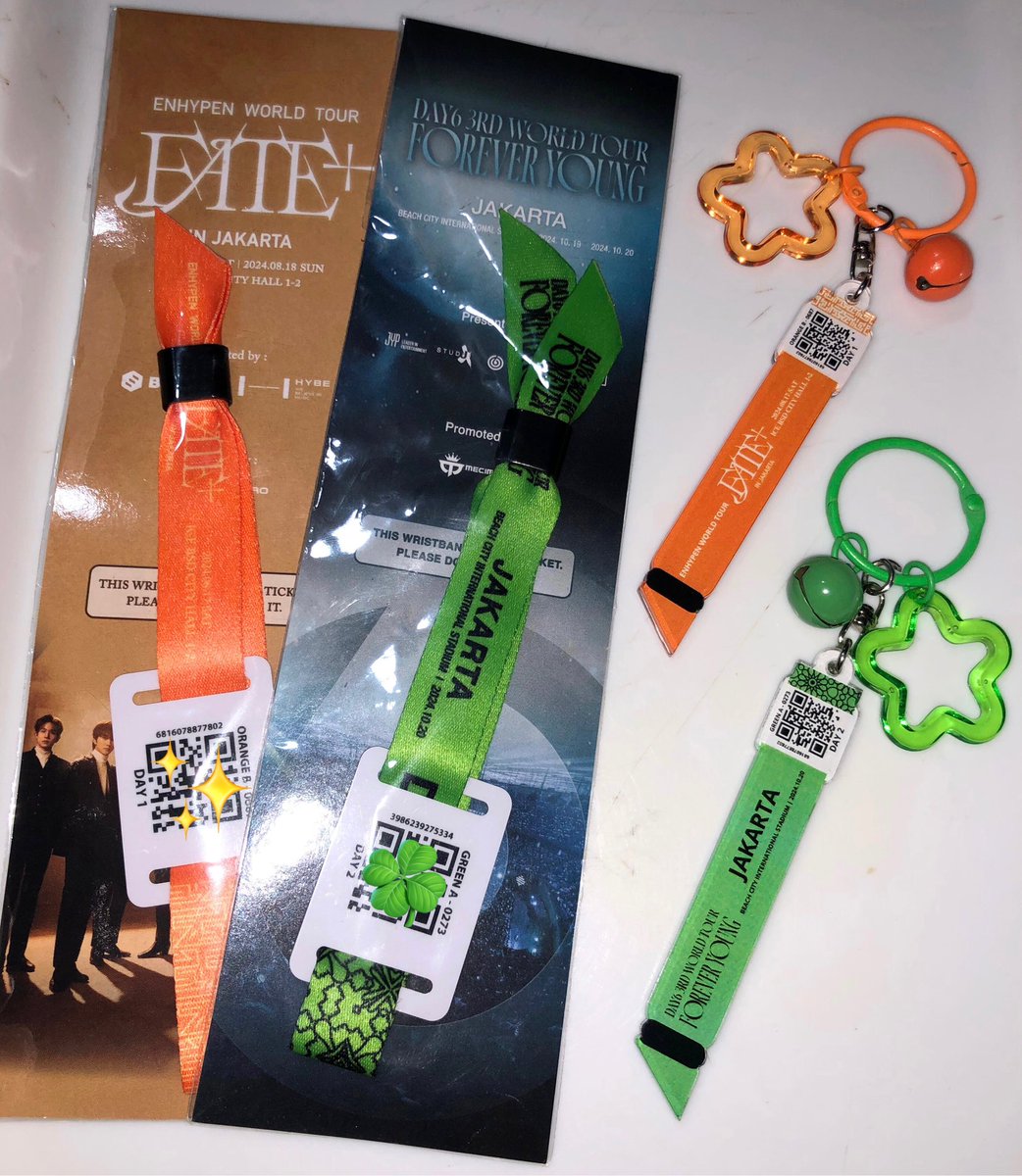 Saking PCD nya sampe tiketnya pun ku bikin ganci, biar bisa di bawa kemana-mana, akan ku tunjukkan pada dunia seisinya, aku pernah bertemu orang-orang keren bets bernama Day6 dan enhypen itu 🫵🫶 😭🙏