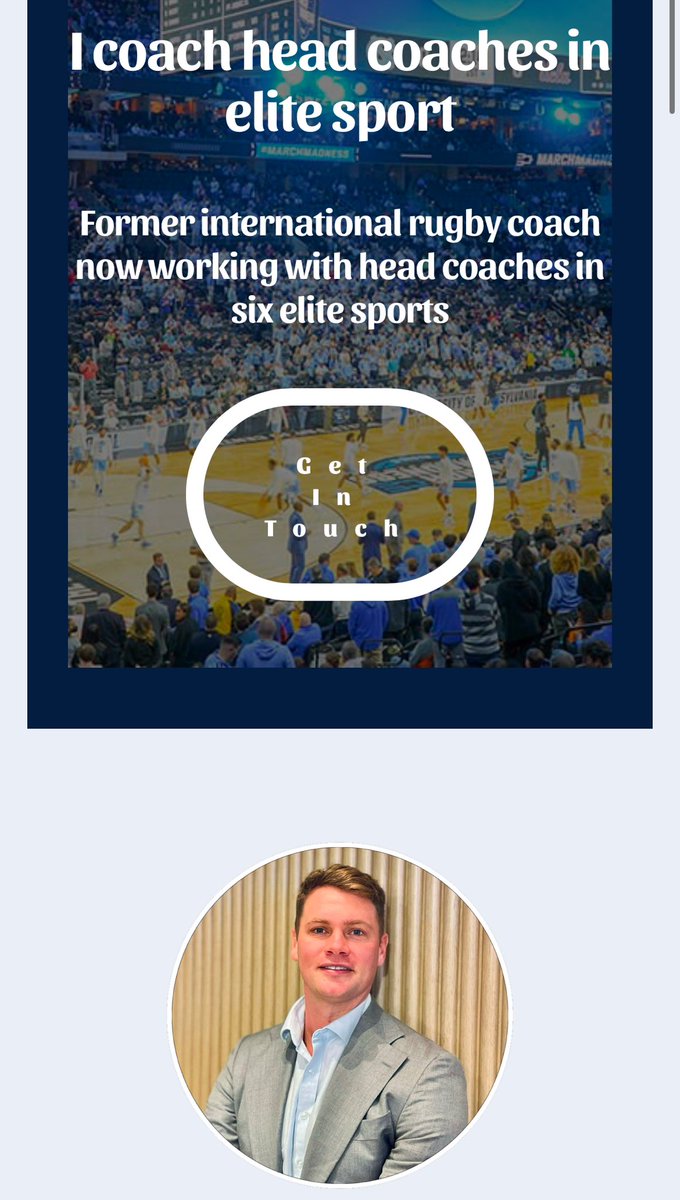 My website is revamped with more information for any head coaches who want to find out more.

wwperformanceleadership.com