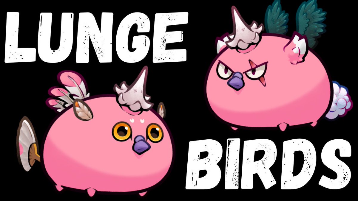 Has anyone tried playing lunge birds in #axieclassic ? youtu.be/_pJghwfA3uE I think if you play it with enough bug artifacts it can be crazy... #axiecreator #axieinfinity