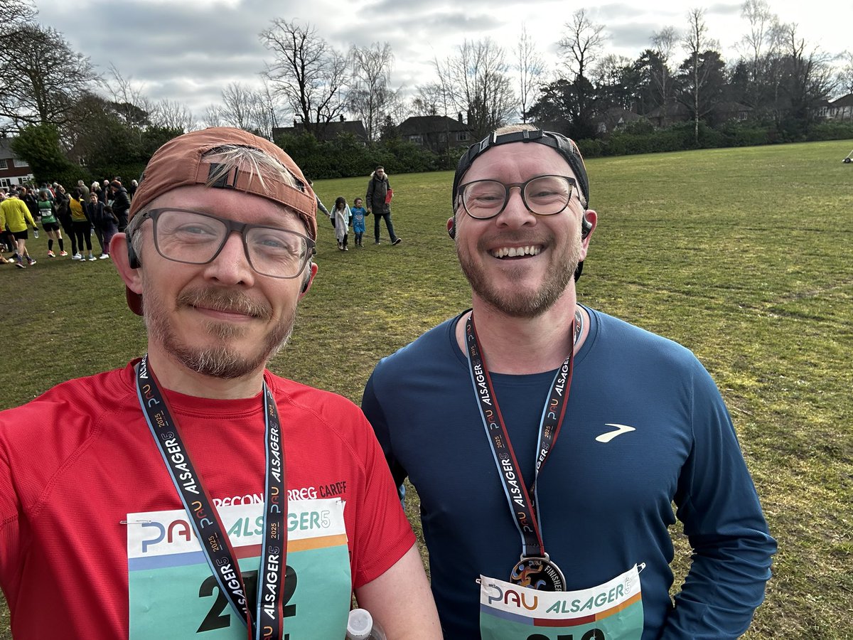 Weekend race with brother in tow.  #Alsager5