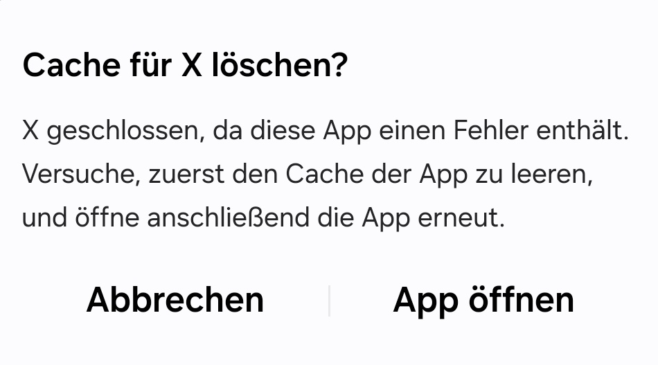 martina_welt's tweet image. Na, kein Wunder, dass die #XApp dauernd abstürzt.
Der #FehlerImSystem scheint #ElonMurks zu sein.
#KannsteNichtErfinden 😂😂😂
#RudisResteRampeMusk