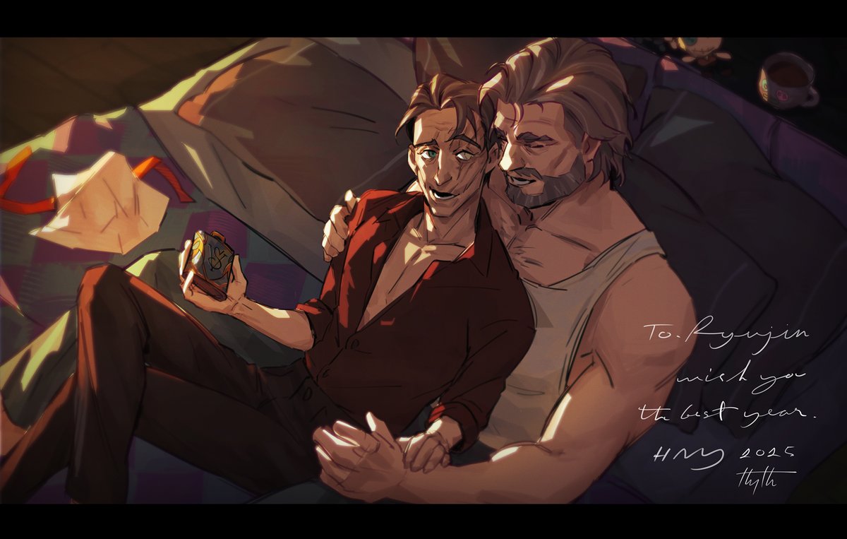 2025 arcane New year card #jayvik #ZaunDads 
เป็นอะไรที่ปิติมาก ไม่เคยแอคทีฟเรือเกิน3เดือน อาร์เคนพิเศษมากจริงๆ