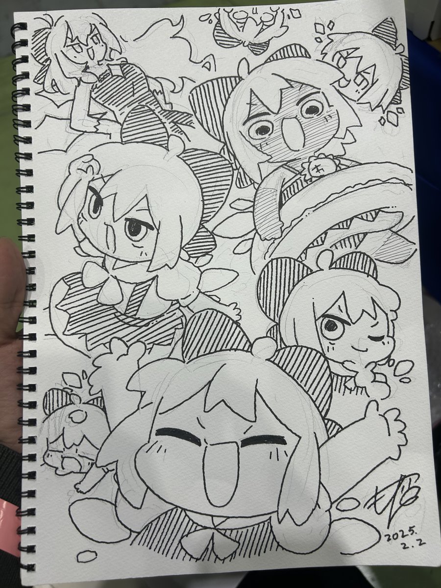 本日はイベントお疲れ様でした!
来てくれた皆さんいっぱいありがとでした☺️
描かせていただいたスケブをいくつか 