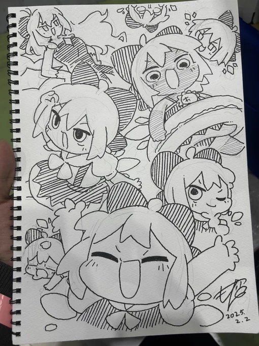本日はイベントお疲れ様でした!
来てくれた皆さんいっぱいありがとでした☺️
描かせていただいたスケブをいくつか 