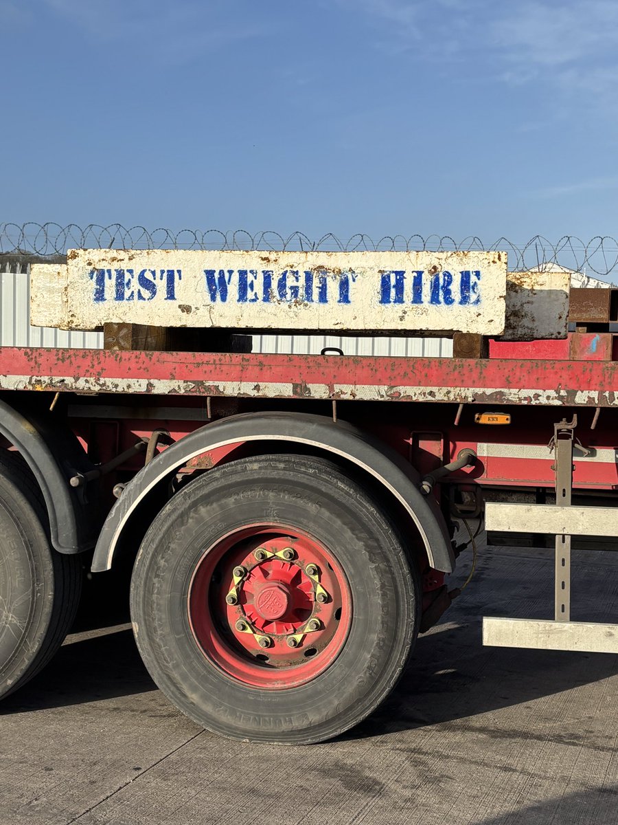 TestWeights's tweet image. M And M Transport hire test weights and ballast.
Up to 1000 tonnes in stock. Nationwide delivery service. 
Crane testing piling and more.