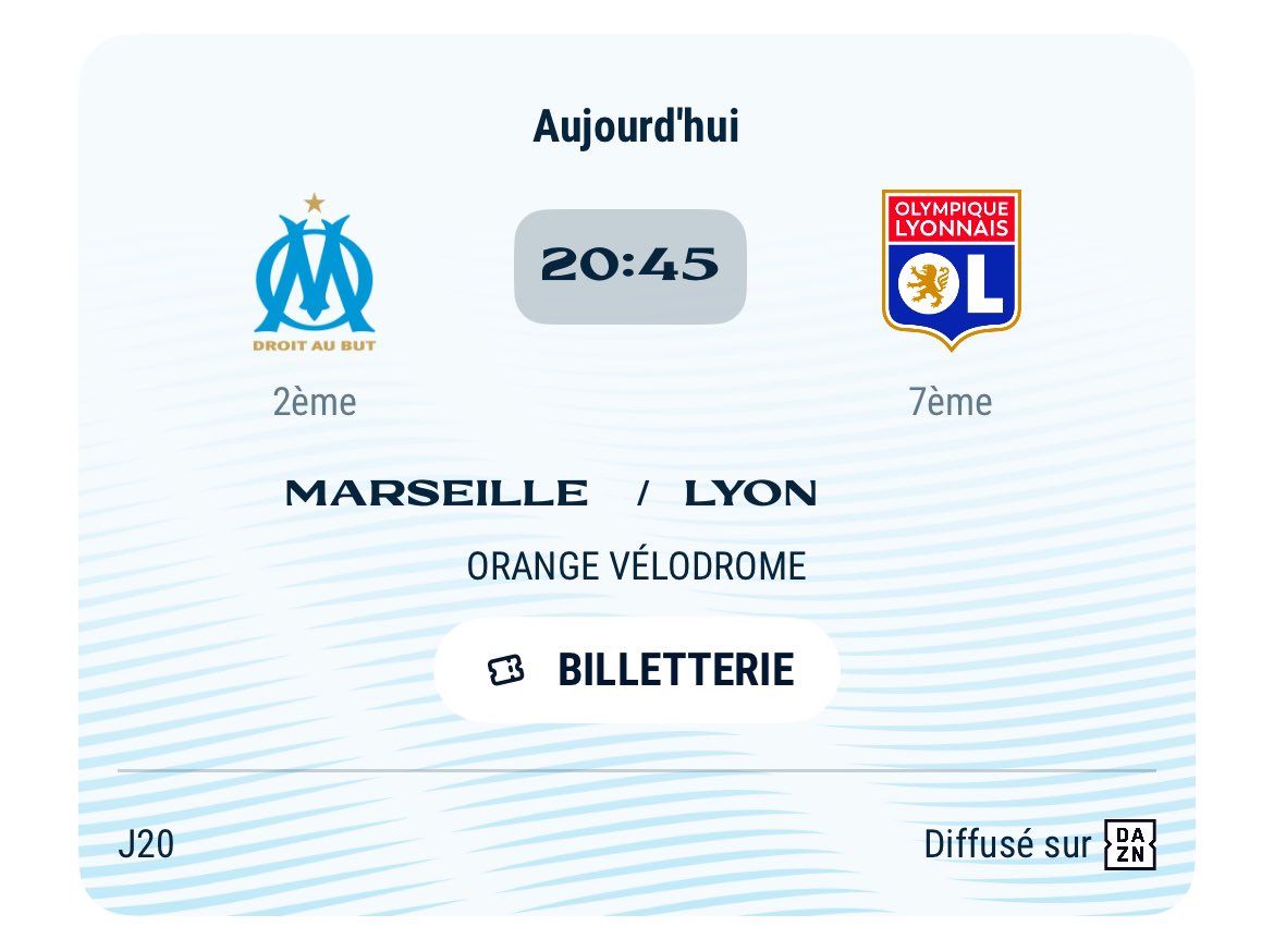 farc71's tweet image. Salut 2 abonnements VN dispo remise en main propre 
⚪️🔵OM-OL
MP si intéressé 

#omlyon