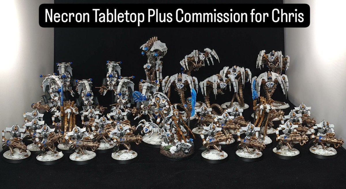 Roll1ToExplode's tweet photo. #Necrons Tabletop Plus Commission 1k pts

This is my full-time job. If you'd like a commission from me, please check my pinned post!

#WarhammerCommunity #40k #WarMaidens #Warhammer https://t.co/pqwfXRbM9p