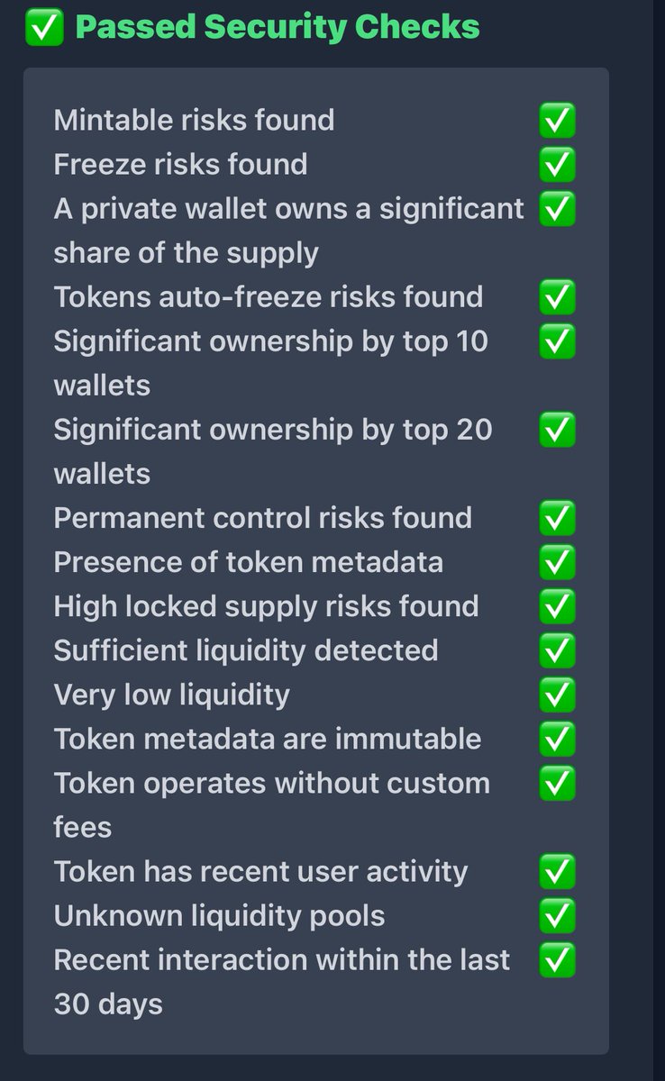 $ETF eat trade fart shows clean on $COPEX anti rug detector , showing great security and safety for future investors in the famous musician based memecoin 

#fart #DonalTrump #memecoin