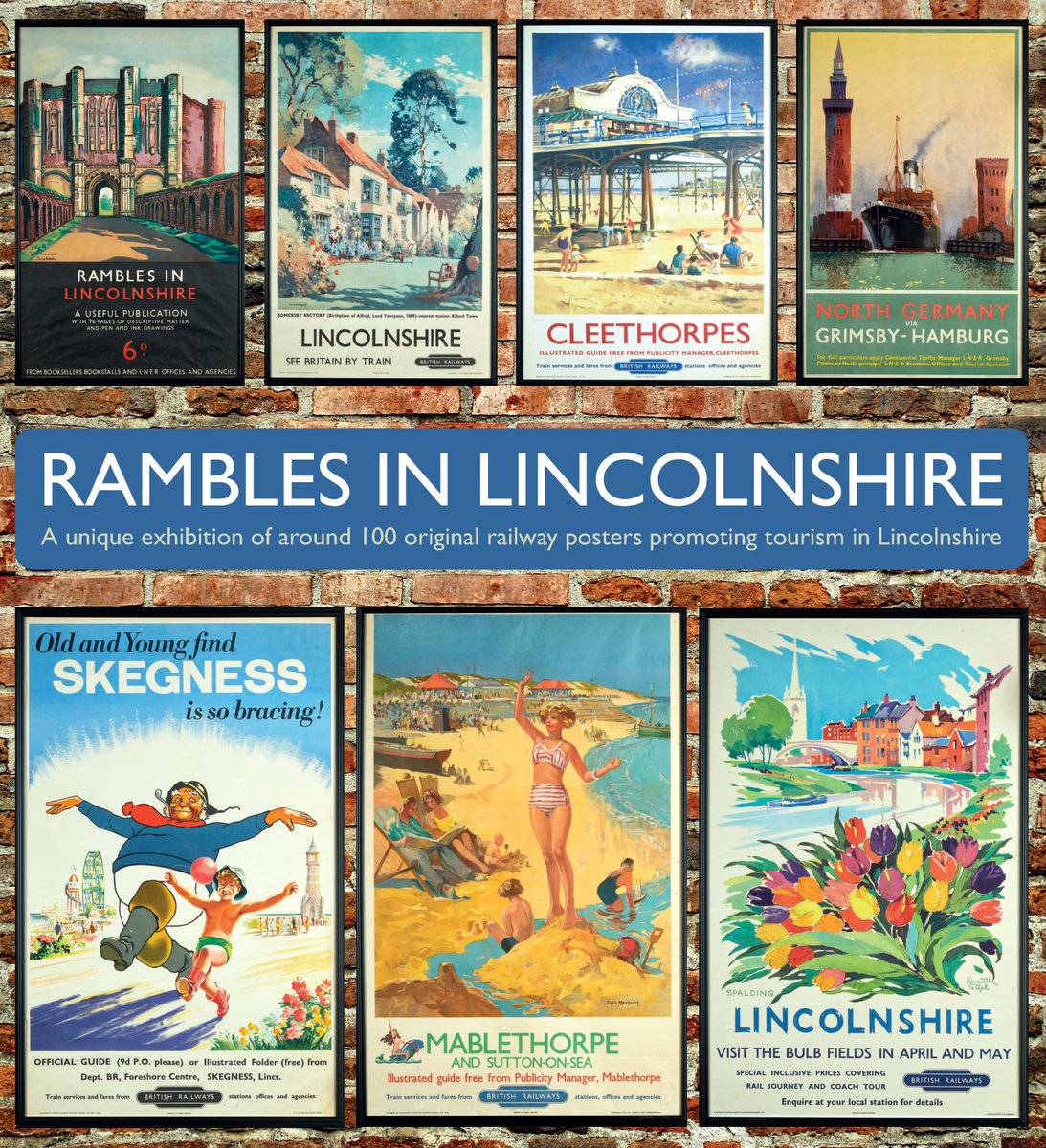 Have you been to see the new exhibition at @grimsbyfishing yet? 📸

'Rambles in Lincolnshire' has a unique display of nearly 100 original railway posters featuring iconic destinations within Lincolnshire such as Cleethorpes &amp; more!

📅 Open until 5 May during centre opening times