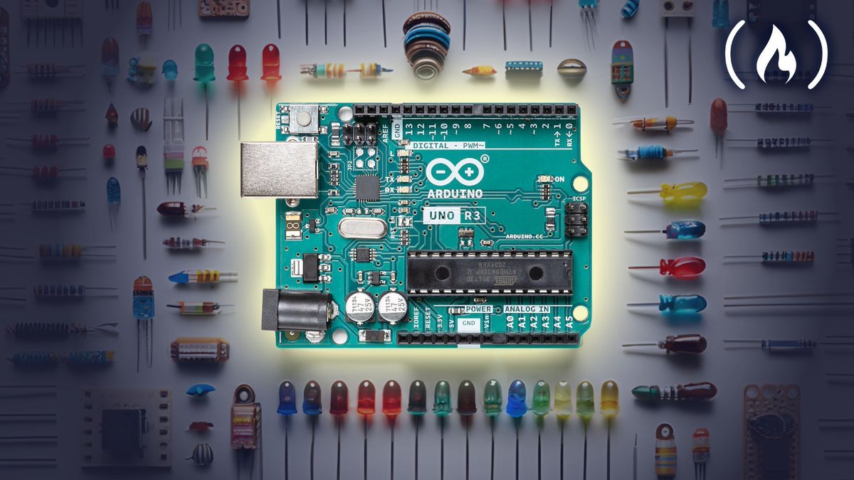freeCodeCamp's tweet image. Arduino is an open-source electronics platform that you can use to build fun & useful projects.
Think game controllers, temperature sensors, LED animations, etc.
In this course, you'll learn the electronics & coding concepts you need to build your own.
freecodecamp.org/news/arduino-f…