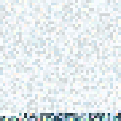 skominers's tweet photo. Phil saw his shadow, and with that, I added the final pixel to "45 squared: Groundhog Day" – now minted fully onchain via Efficax. ⬛️

A perfect-square year 2025 = 45² ~> a 45×45 pixel canvas ~> history as generative art: 

Each pixel represents a year from 1 to 2025, with cold, shadowy colors for years in which the groundhog indicated six more weeks of winter, and warmer ones for years in which he predicted an early spring.

The bold colors at the bottom represent years in which Groundhog Day was officially recorded (starting in 1886*). But of course, the land area of Punxsutawney, PA existed long before that** – and the lighter tones extrapolate the pattern backwards through time, showing us what the groundhog might have seen, had anyone been watching back then.

Perhaps fittingly since the groundhog sees more winter coming far more often than spring, these data points all aggregate into an abstract winter scene. ❄️

(And of course, there's something hidden in shadow.)

As with "45 squared: New Year," there are 45 editions. I'll be gifting a few of them to a second set of people who directly contributed to my ability to pursue this project. I'll also hold 5 for myself.

The remaining ~35 will be available at the thematic price of .04545 ETH. Please DM if you're interested in potentially acquiring one. (Some preference will be given to collectors of "New Year," to enable them to collect full sets should they wish.)

QED 🔳

* Modulo a few years for which the records aren't available, indicated with blanks.

** Indeed, the name "Punxsutawney" is said to derive from the Lenape tribe.