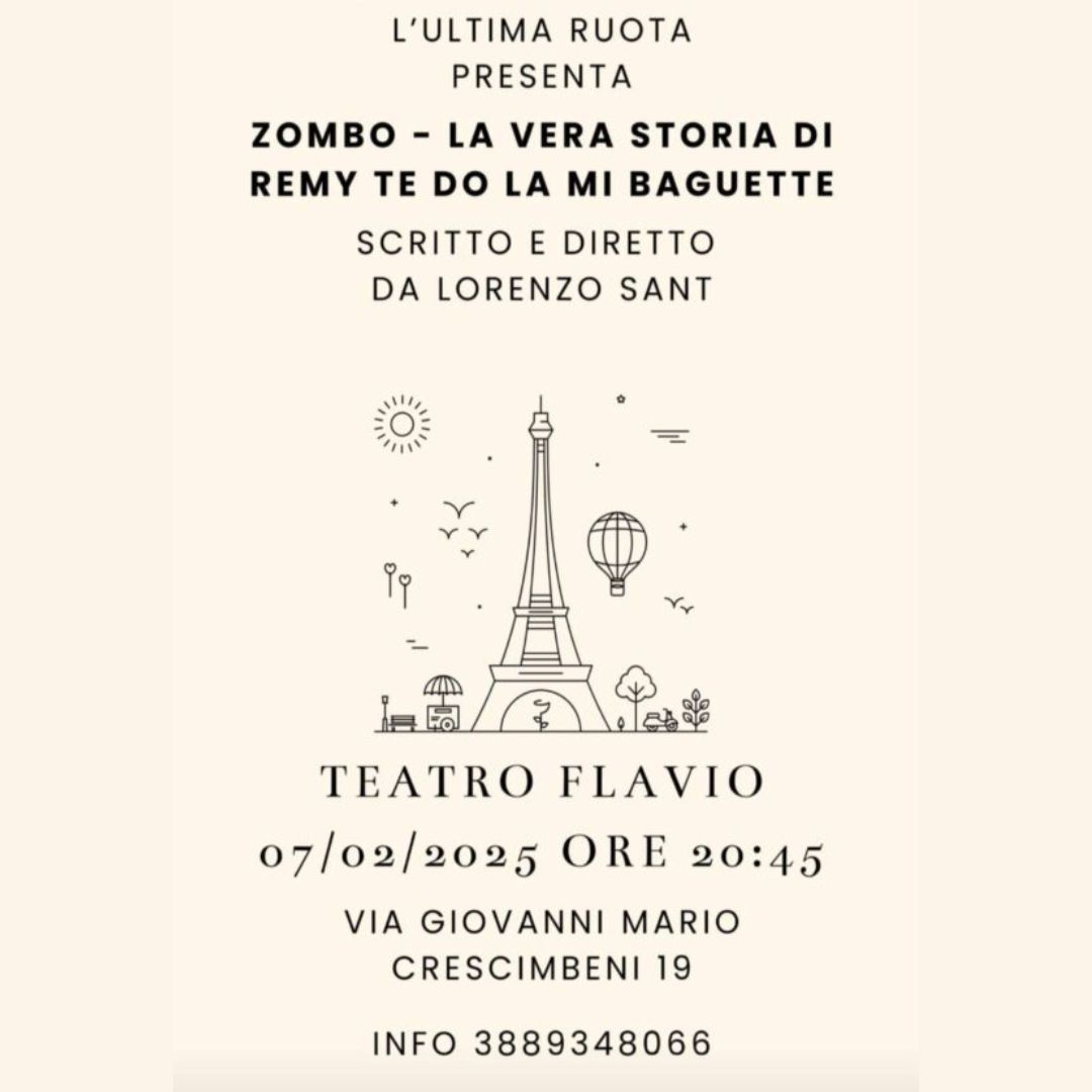 venerdì 7 FEBBRAIO
Un famoso porno attore viene colto da un infarto, ma il Destino gli concede una seconda possibilità:
tornare alla vita di prima o cominciare a credere nel vero amore?
#spettacoli #spettacoliroma #teatro #teatroroma #commedie #SpettacoloDivertente #teatroflavio