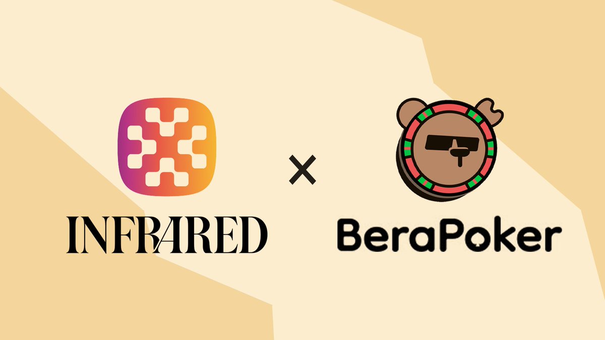Berachain mainnet is coming!!

We’re excited to partner with <a href="/InfraredFinance/">Infrared</a> !

BeraPoker is more than just an online casino—we leverage Tokenomics &amp; DeFi to build a sustainable revenue model.

1/6