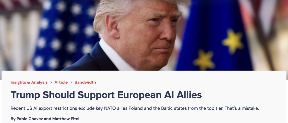 Nasz głos na X i nie tylko w sprawie zaliczenia PL🇵🇱 do drugiej kategorii obliczeniowej był słyszalny. Polecam artykuł Pablo Chavez'a popierający stanowisko PL oraz republik nadbałtyckich 🇱🇹🇱🇻🇪🇪. 
Z nadzieją na ogłoszenie na konferencji w Monachium zmiany statusu PL. Pablo sam do