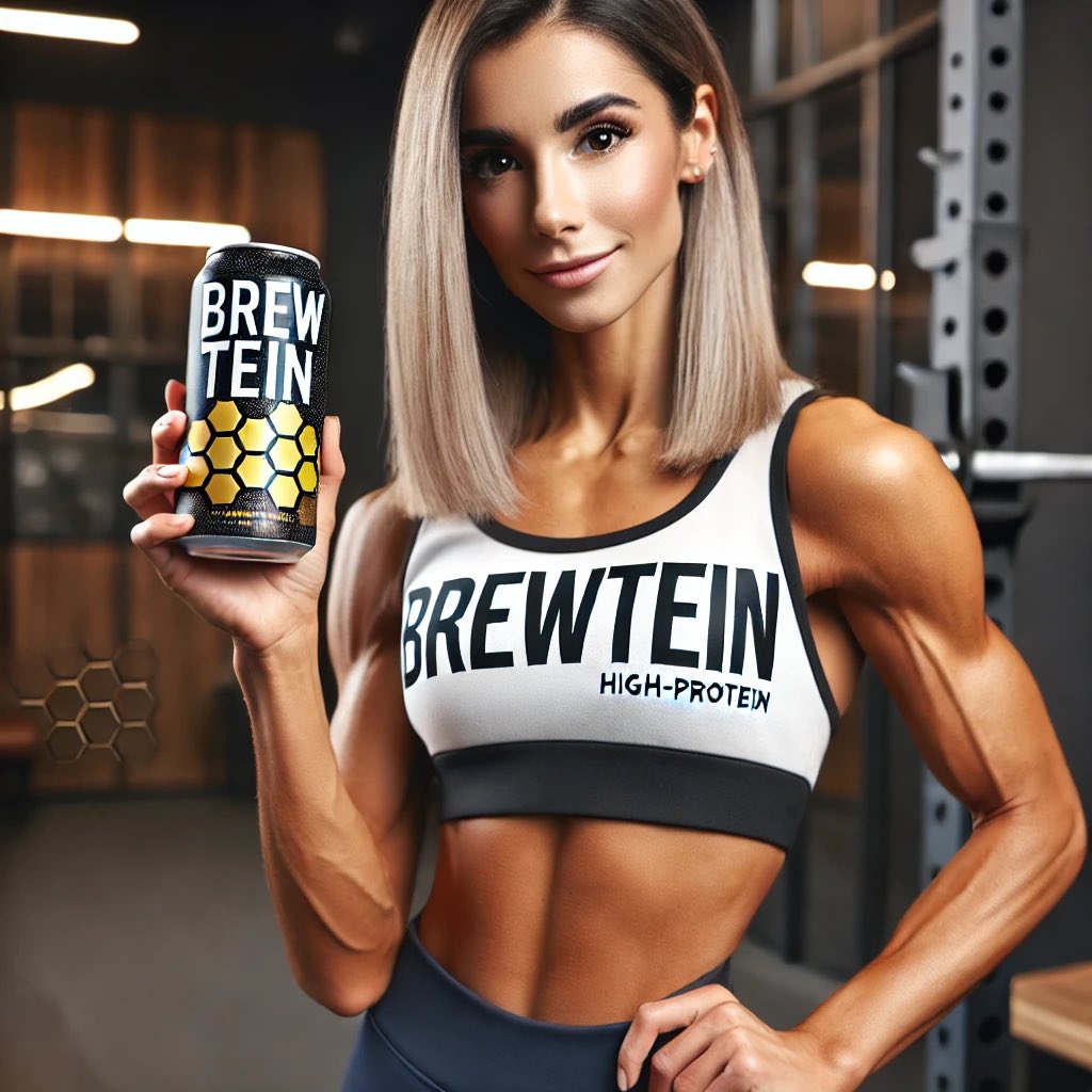 Brewtein: the first EVER protein infused beer🍺 Just sip, socialize, and stay shredded.