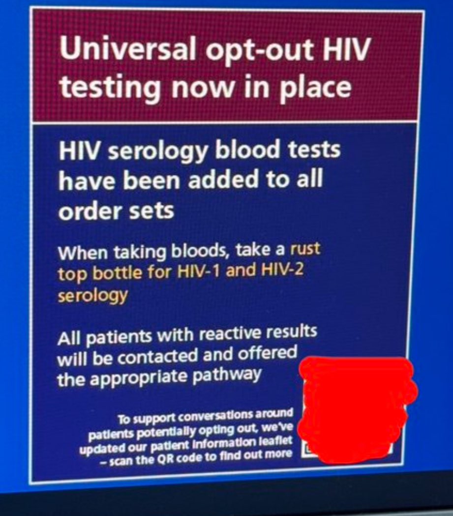 maxtempers's tweet image. Another feature of the Boriswave — HIV is now being tested for by default in ‘high prevalence’ areas, per a doctor friend.