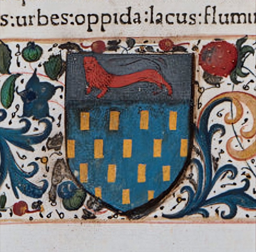 Vu sur <a href="/Flickr/">Flickr</a> les armoiries de la famille de Rochefort, peintes sur le manuscrit intitulé "Blondus, Flavius : Italia illustrata" (Rome, 1474) 🇮🇹 conservé à <a href="/uofglibrary/">University of Glasgow Library</a> mentionnées comme "non identifiées" 🧐