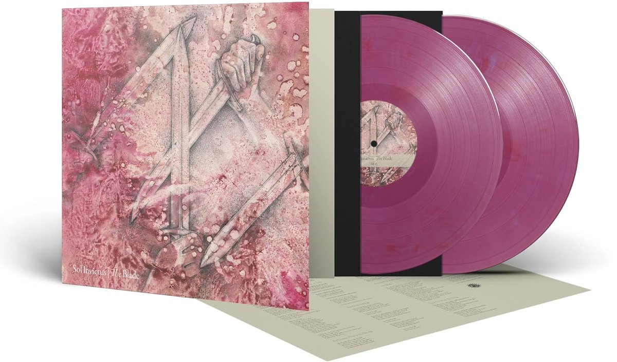 bestvinyldeal's tweet image. #SolInvictus - The Blade - Purple/Red Marble $27.45 (lowest) amzn.to/4aEYpsv