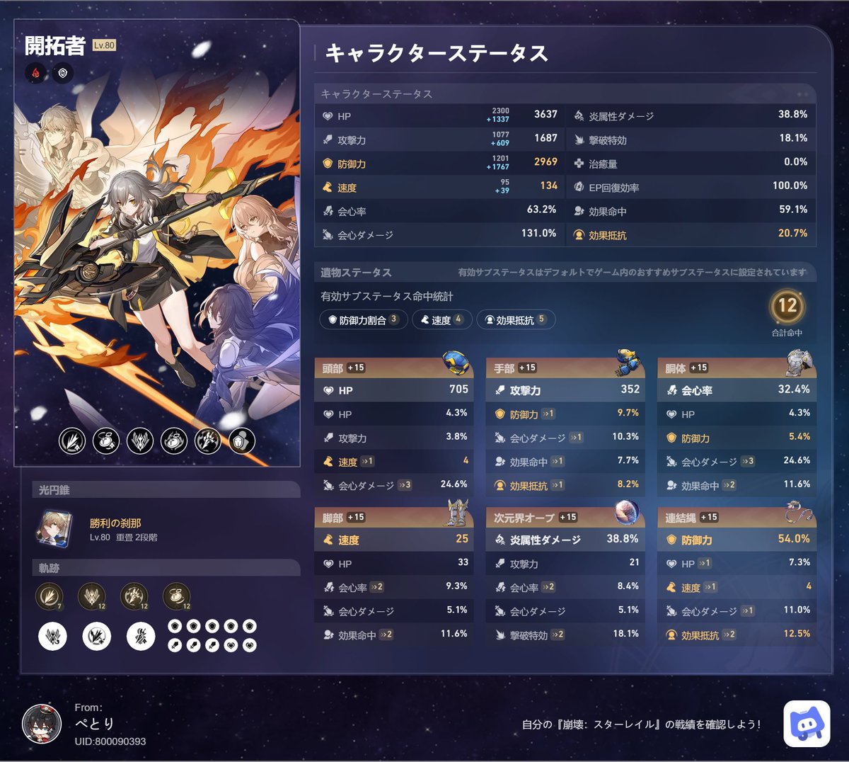 miz_0720's tweet photo. うちの星ちゃまのステータス🌟🫶 https://t.co/G1FozvT4Ao